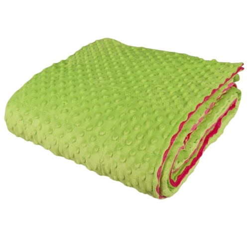Therapeutische sensorisch Gewichtsdecke - Pink + Lemon - Minky + Minky