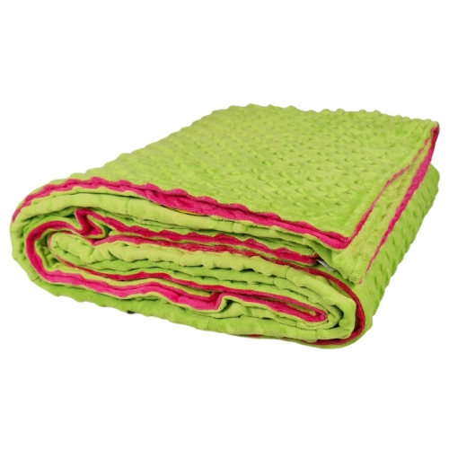Therapeutische sensorisch Gewichtsdecke - Pink + Lemon - Minky + Minky