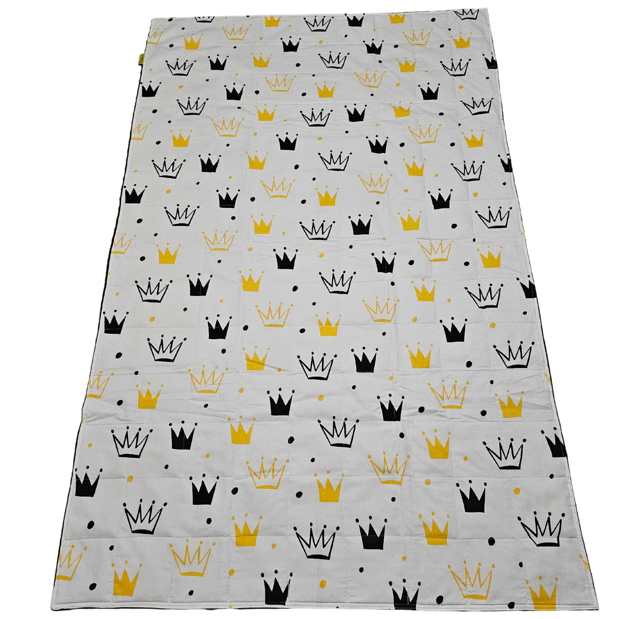 Kronen - Baumwolle + Pelz - Gewichtete Steppdecke, therapeutisch